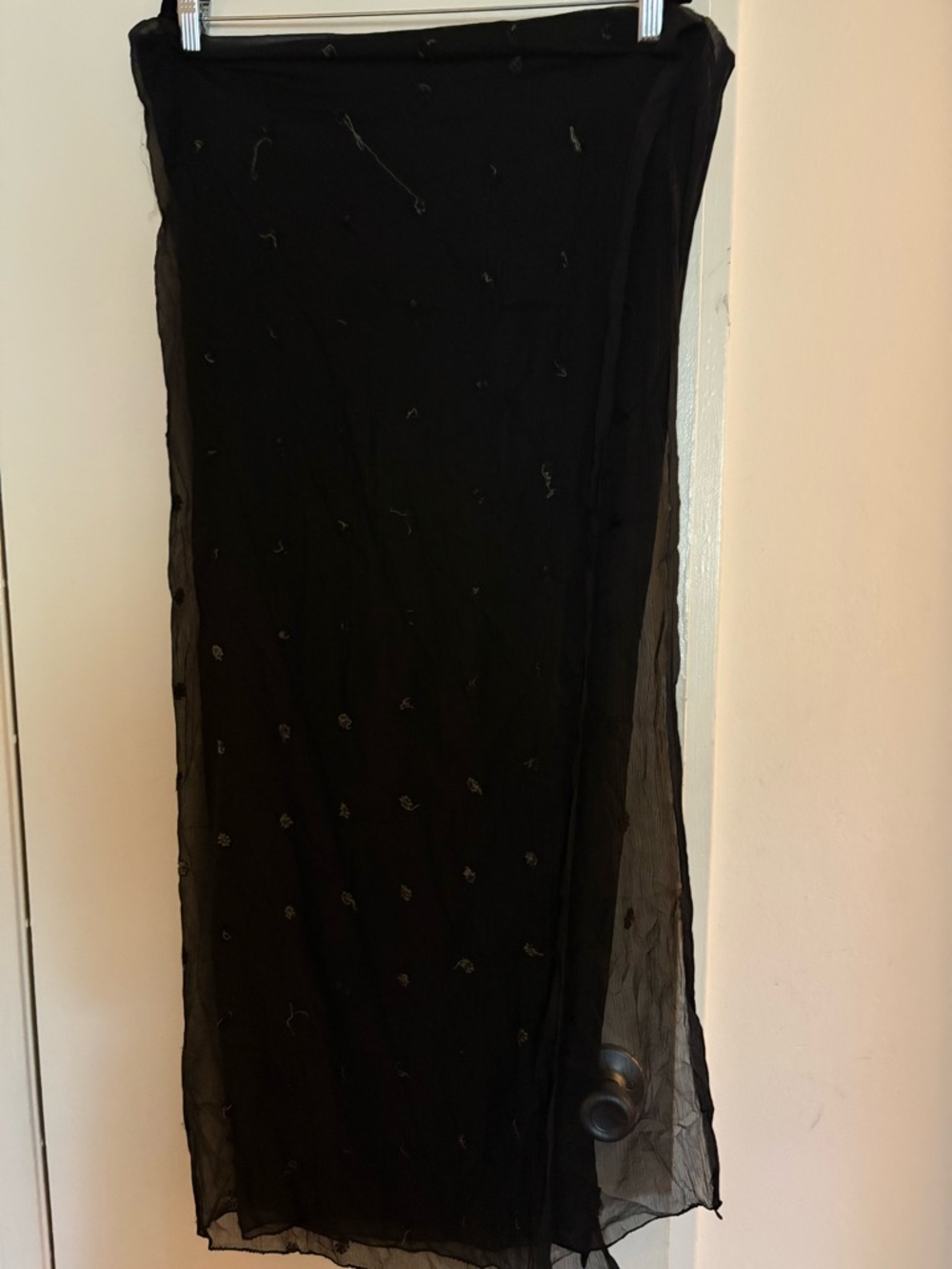 Navy blue dupatta